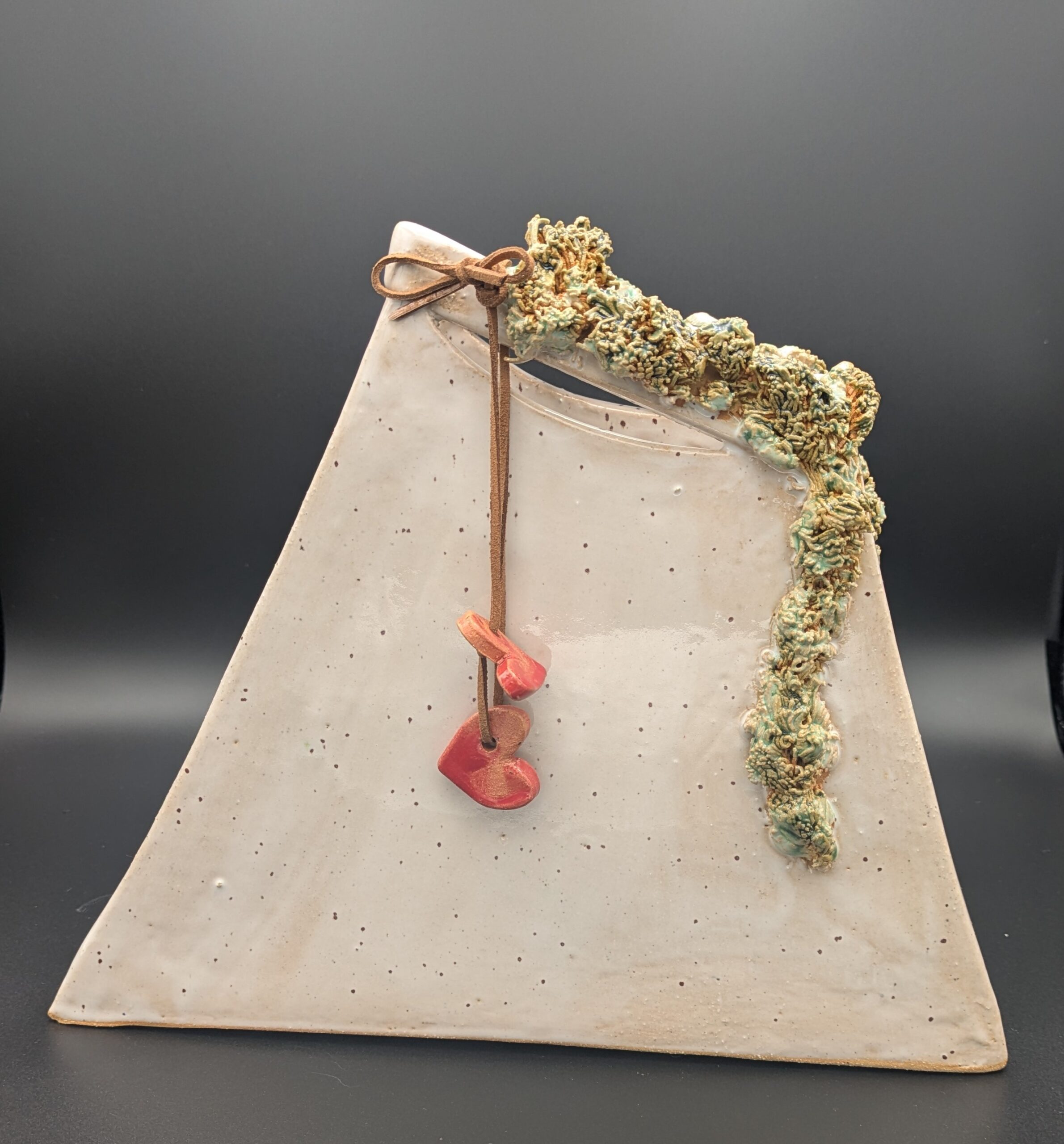 Vase in Plattentechnik,